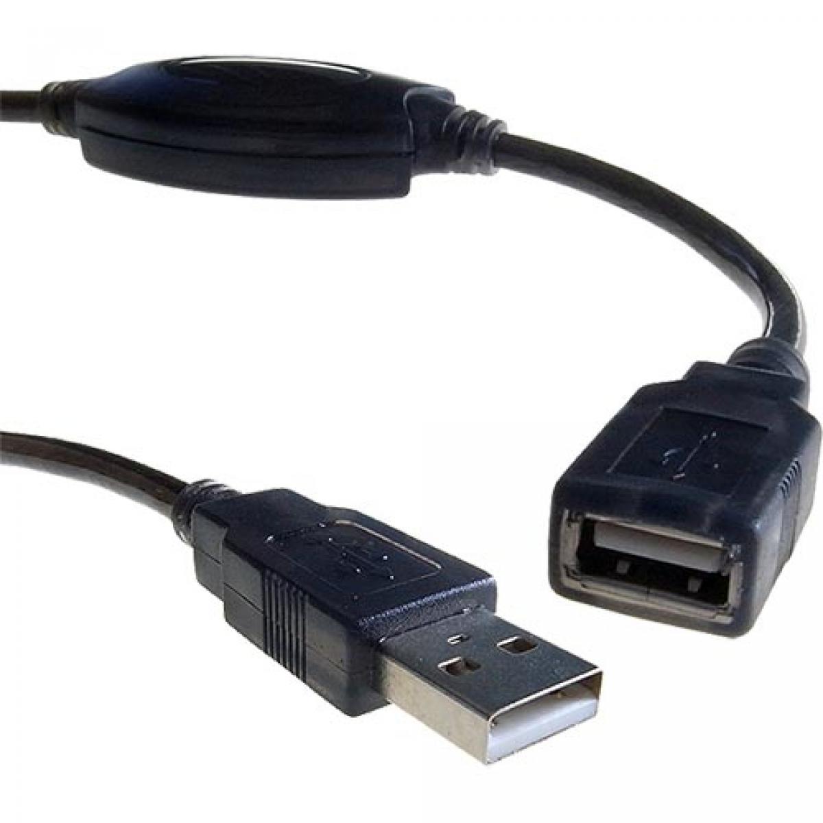 CNL 10m USB-A M-F Act Rpt Bk