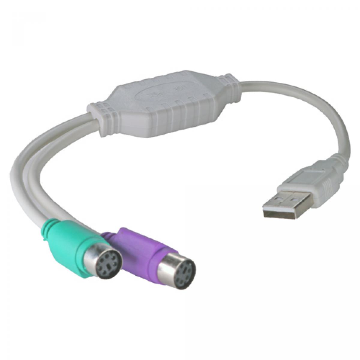 CNL USB-A 2x PS2 M-F