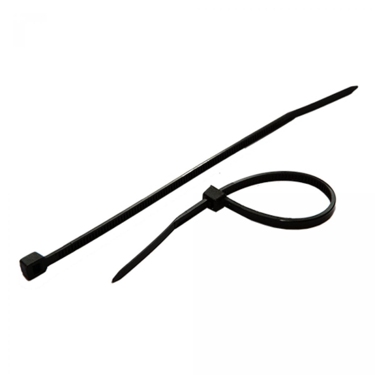 CNL 100PK Cabletie 4.8x200mm Bk