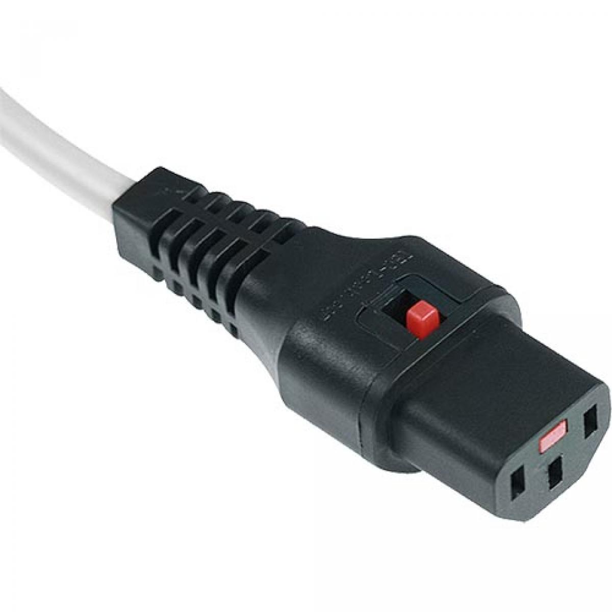 2M C14-C13 Lck Wh PVC 1.0MM