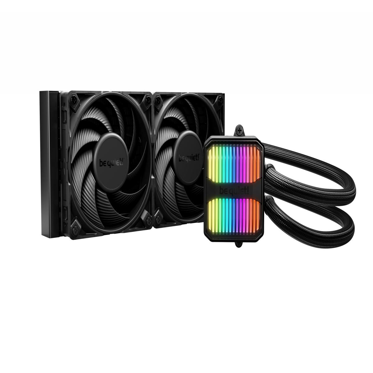 be quiet! Silent Loop 3 240mm All-in-One Liquid CPU Cooler, ARGB Lighting, Silent Wings 4 Fans, 3-Chamber Pump, High-Performance Cooling for Intel & AMD CPUs