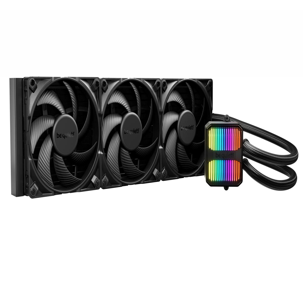 be quiet! Silent Loop 3 420mm All-in-One Liquid CPU Cooler, ARGB Lighting, Silent Wings 4 Fans, 3-Chamber Pump, High-Performance Cooling for Intel & AMD CPUs