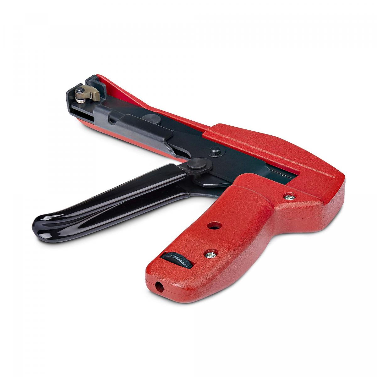 StarTech.com Nylon Cable Tie Gun, Zip Tie Cable Installation and Cutter Tool, Zip Tie Tensioning/Tightener, Works with Nylon Zip Ties 2.4mm to 4.8mm, TAA Compliant
