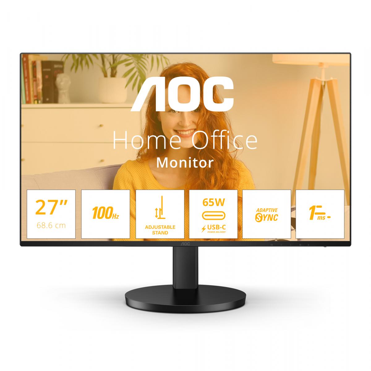 AOC B3 Q27B3CF2 computer monitor 68.6 cm (27") 2560 x 1440 pixels Quad HD Black