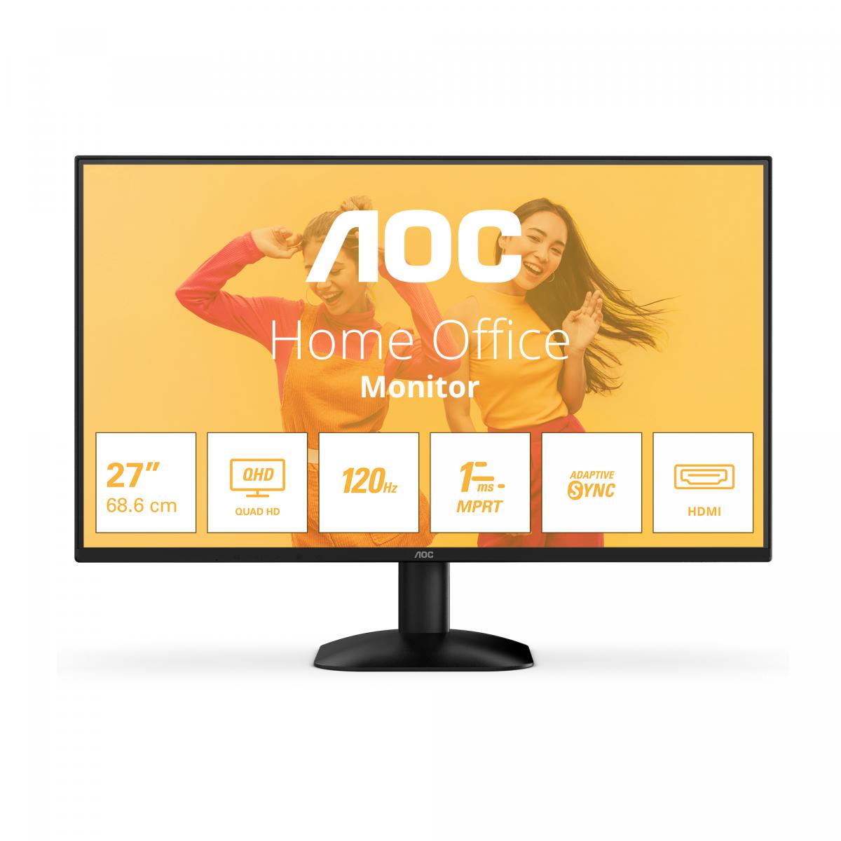 AOC B3 Q27B35S3 computer monitor 68.6 cm (27") 2560 x 1440 pixels Quad HD LED Black