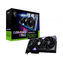 MSI RTX5060 TI 16G GAMING TRIO OC, PCIe5, 16GB DDR7, HDMI, 3 DP, 2662MHz Clock, RGB Lighting, Overclocked