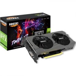 Inno3D NVIDIA GeForce RTX 3050 6GB TWIN X2 6GB GDDR6 Graphics Card, 2304 CUDA Cores, 1470 MHz Boost Clock, Dual Fan, 1x DVI-D / 1x DisplayPort / 1x HDMI Port