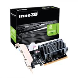 Inno3D NVIDIA GeForce GT 710 2GB SDDR3 LP Graphics Card, 192 CUDA Cores, 594 MHz Base Clock, Passive Cooling, 1x DVI-D / 1x HDMI Port / 1x VGA