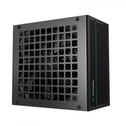 DeepCool PF600 600W PSU, 120mm Silent Hydraulic Bearing Fan, 80 PLUS White, Non Modular, UK Plug, Flat Black Cables, Efficient & Affordable