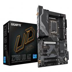 GIGABYTE Z790 UD AX Motherboard - Supports Intel Core 14th CPUs, 16+1+１ Phases Digital VRM, up to 7600MHz DDR5 (OC), 3xPCIe 4.0 M.2, Wi-Fi 6E, 2.5GbE LAN, USB 3.2 Gen 2x2