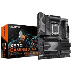 GIGABYTE X670 GAMING X AX Motherboard - Supports AMD Ryzen 9000 Series CPUs, 16+2+2 Phases Digital VRM, up to 8000MHz DDR5 (OC), 1xPCIe 5.0 + 3xPCIe 4.0 M.2, Wi-Fi 6E, 2.5GbE LAN, USB 3.2 Gen 2x2