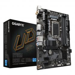 GIGABYTE B760M DS3H AX DDR4 Motherboard - Supports Intel Core 14th Gen CPUs, 6+2+1 Phases Digital VRM, up to 5333MHz DDR4 (OC), 2xPCIe 4.0 M.2, Wi-Fi 6E, 2.5GbE LAN, USB 3.2 Gen2