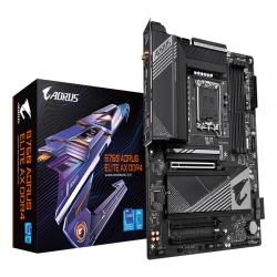 GIGABYTE B760 AORUS ELITE AX DDR4 Motherboard - Supports Intel Core 14th Gen CPUs, 12*+1+1 Phases Digital VRM, up to 5333MHz DDR4 (OC), 3xPCIe 4.0 M.2, Wi-Fi 6E, 2.5GbE LAN, USB 3.2 Gen 2