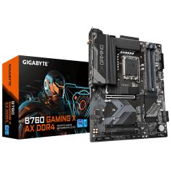 GIGABYTE B760 GAMING X AX DDR4 Motherboard - Supports Intel Core 14th Gen CPUs, 8+1+1 Phases Digital VRM, up to 5333MHz DDR4 (OC), 3xPCIe 4.0 M.2, Wi-Fi 6E, 2.5GbE LAN, USB 3.2 Gen 2