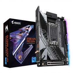 GIGABYTE B760I AORUS PRO DDR4 Motherboard - Supports Intel Core 14th Gen CPUs, 8+1+1 Phases Digital VRM, up to 5333MHz DDR4 (OC), 2xPCIe 4.0 M.2, Wi-Fi 6, 2.5GbE LAN, USB 3.2 Gen 2