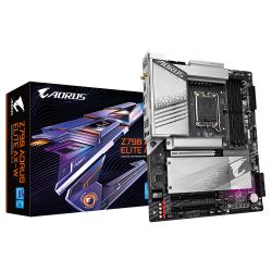GIGABYTE Z790 AORUS ELITE AX-W Motherboard - Supports Intel Core 14th CPUs, 16+1+2 Phases Digital VRM, up to 7600MHz DDR5 (OC), 4xPCIe 4.0 M.2, Wi-Fi 6E, 2.5GbE LAN, USB 3.2 Gen 2x2