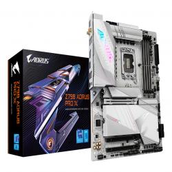 GIGABYTE Z790 AORUS PRO X Motherboard - Supports Intel 14th Gen CPUs, 18+1+2 phases VRM, up to 8266MHz DDR5 (OC), 1xPCIe 5.0 + 4xPCIe 4.0 M.2, Wi-Fi 7, 5GbE LAN, USB 3.2 Gen 2x2