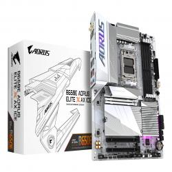 GIGABYTE B650E AORUS ELITE X AX ICE Motherboard - AMD Ryzen 9000 Series CPUs, 12+2+2 Phases VRM, up to 8000MHz DDR5 (OC), 1xPCIe 5.0 + 2xPCIe 4.0 M.2, 2.5GbE LAN, WIFI 6E, USB 3.2 Gen 2