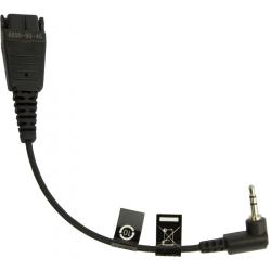 Jabra 8800-00-46 audio cable 0.15 m QD 2.5mm jack Black