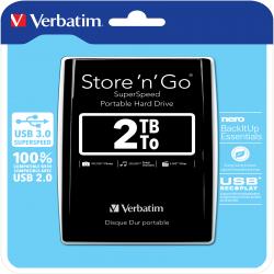 Verbatim Store´n´Go USB3 2.5" 2TB Black