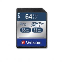 Verbatim Pro SDHC U3 64GB SD Card