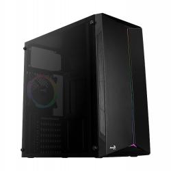 Aerocool Split Tempered Glass Midi Tower Black
