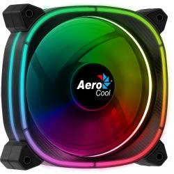Aerocool ASTRO12 PC Fan 12cm LED RGB Antivibration 6 Pins Black