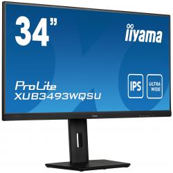 iiyama ProLite XUB3493WQSU-B5 computer monitor 86.4 cm (34") 3440 x 1440 pixels UltraWide Quad HD LED Black