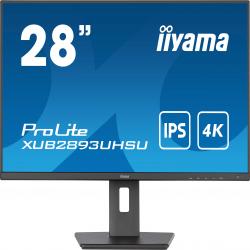 iiyama ProLite XUB2893UHSU-B5 (EOL) computer monitor 71.1 cm (28") 3840 x 2160 pixels 4K Ultra HD LED Black