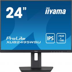 iiyama ProLite XUB2495WSU-B5 computer monitor 61.2 cm (24.1") 1920 x 1200 pixels WUXGA LCD Black