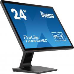 iiyama ProLite T2452MSC-B1 computer monitor 60.5 cm (23.8") 1920 x 1080 pixels Full HD LCD Touchscreen Multi-user Black