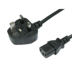 CDL 1.8m UK Plug to C13 Mains