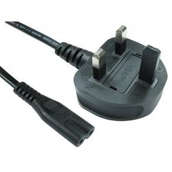 CDL 2m UK Plug to C7 Mains Lead B