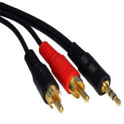 CDL 5m 3.5mm Stereo to 2 RCA Cable
