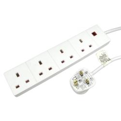 CDL 2m 4 Gang UK Power Extension