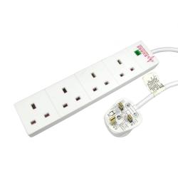 CDL 5m UK Power Extension -4 Ports
