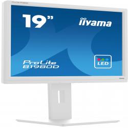 iiyama ProLite B1980D-W5 computer monitor 48.3 cm (19") 1280 x 1024 pixels SXGA LCD White