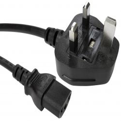 CDL 0.5m UK Plug to C13 Mains