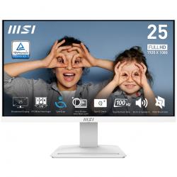 MSI PRO MP253W computer monitor 62.2 cm (24.5") 1920 x 1080 pixels Full HD LED White