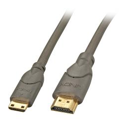 Lindy 2m Premium High Speed HDMI to Mini HDMI Cable, Anthra