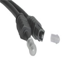 Lindy 0.5m SPDIF Digital Optical Cable (TosLink - Mini Optical) audio cable 2 m Black