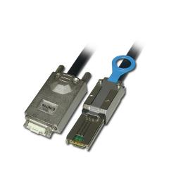 Lindy External Multilane SATA & SAS, 2m SATA cable Black