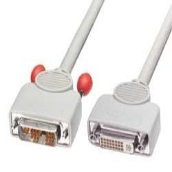 Lindy 15m DVI cable DVI-D Grey