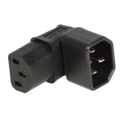 Lindy Right Angled IEC Adapter, Up