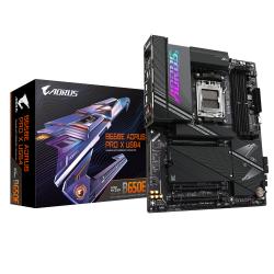 GIGABYTE B650E AORUS PRO X USB4 Motherboard - AMD Ryzen 8000 Series CPUs, 16+2+2 Digital VRM, up to 8000MHz DDR5 (OC), 4xPCIe 5.0 M2, Wi-Fi 7, 2.5GbE LAN, USB 3.2 Gen 2x2