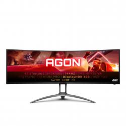 AOC AG493QCX computer monitor 124 cm (48.8") 3840 x 1080 pixels Double Full HD LED Black