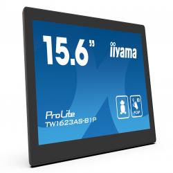 iiyama TW1623AS-B1P computer monitor 39.6 cm (15.6") 1920 x 1080 pixels Double Full HD Touchscreen Black