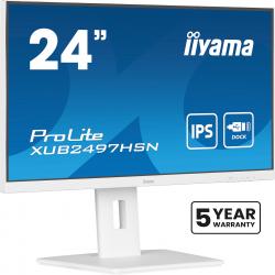iiyama ProLite XUB2497HSN-W2 computer monitor 60.5 cm (23.8") 1920 x 1080 pixels Full HD LED White