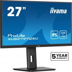 iiyama ProLite XUB2797QSU-B2 computer monitor 68.6 cm (27") 2560 x 1440 pixels Quad HD LED Black