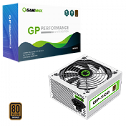 GameMax GP500 White 500W 80 Plus Bronze Wired Power Supply